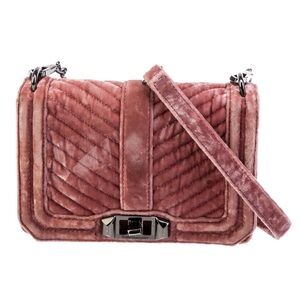 Rebecca Minkoff Pink Velvet Crossbody